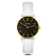 elysian-gouden-dames-horloge-zwart-plaat-wit-klassiek-leder-horlogeband-ELYWW00105-front