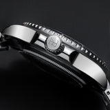 elysian-zilveren-heren-horloge-42mm-zwart-plaat-zilver-schakelband-horlogeband-ELYWM11141-crown