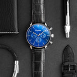 elysian-zilveren-heren-horloge-blauw-plaat-zwart-croco-horlogeband-second
