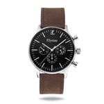 elysian-zilveren-heren-horloge-zwart-plaat-donkerbruin-vintage-leder-horlogeband-ELYWM01124-front