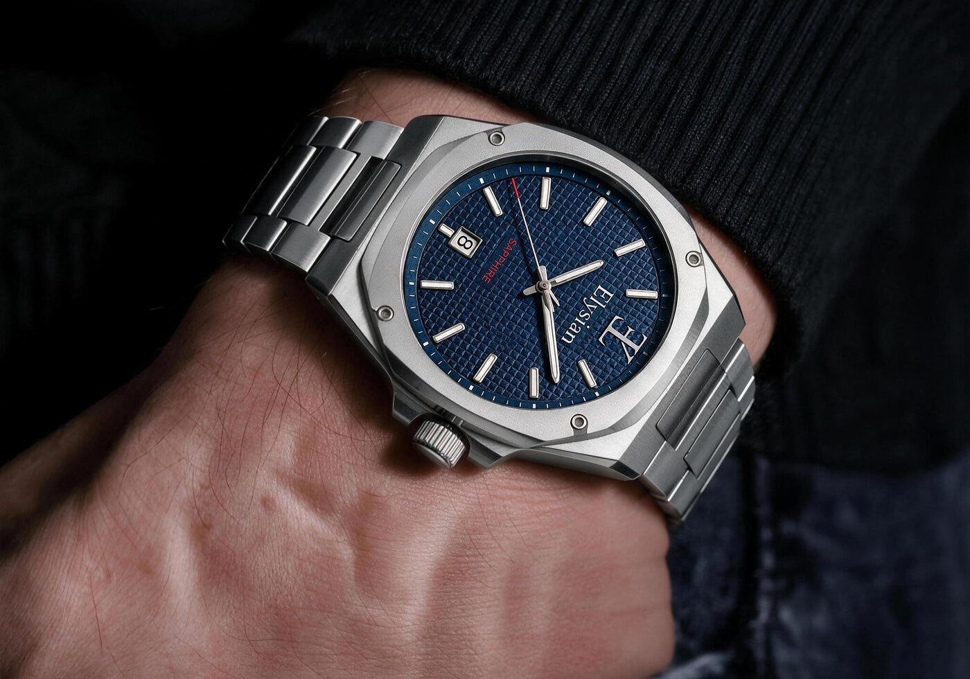 Elysian Octa herenhorloge om de pols