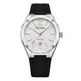 Elysian Octa White - Black Rubber, vooraanzicht op witte achtergrond